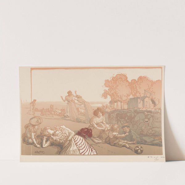 Bucolique Moderne 4 (1901) by Auguste Louis Lepère