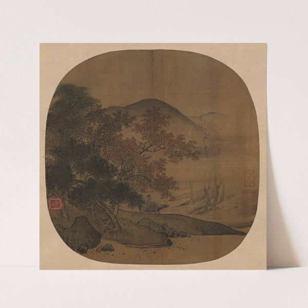 Buffalo and Boy in Autumnal Landscape (1127–1279) by Yan Ciping