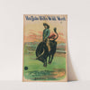 Buffalo Bill’s Wild West Bucking Steer (1889) by Calhoun Printing Co