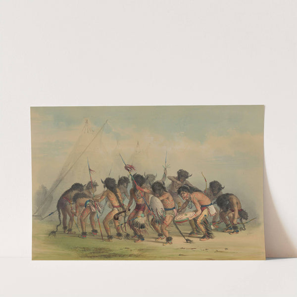Buffalo Dance. (1845) by George Catlin