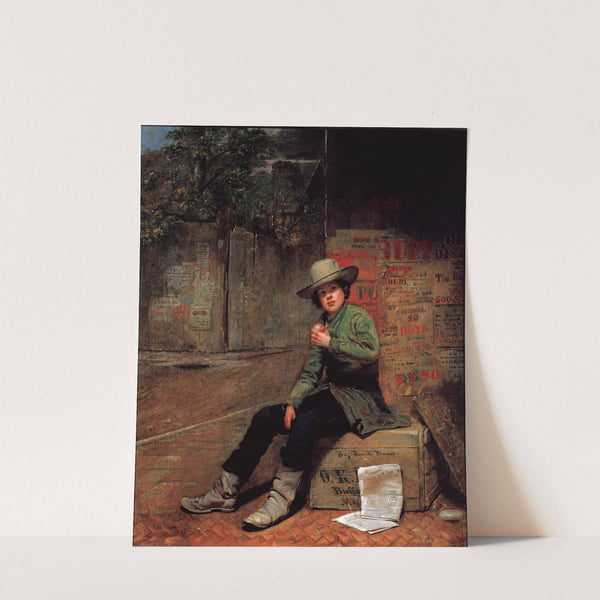 Buffalo Newsboy by Thomas Le Clear