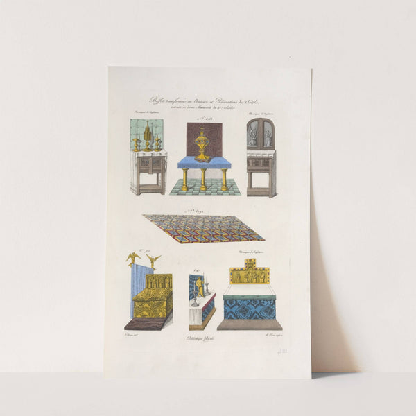 Buffets transformés en oratoire et décorations des autels, extraits de divers manuscrits du XVe. siècle. (1839) by Nicolas Xavier Willemin