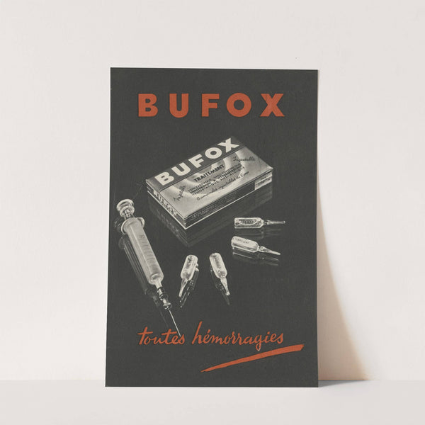 Bufox (1910-1950) by Laboratoires du Bufox