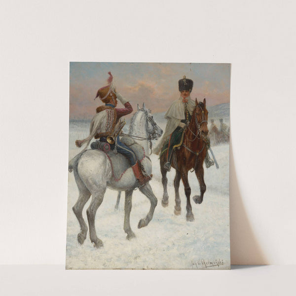 Bugler of the 13th Hussar Regiment, Officer of the 1st Mounted Rifles Regiment by Jan Chełmiński