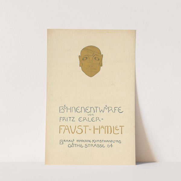 Bühnenentwürfe von Fritz Erler – Faust u Hamlet. Brakls Moderne Kunsthandlung (1909) by Fritz Erler