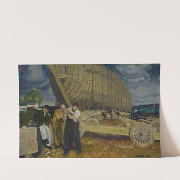 Builders of Ships (1916) by George Wesley Bellows