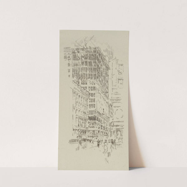 Building The Building (1905) by Joseph Pennell