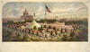 Buildings of the Great Central Fair, in aid of the U.S. Sanitary Commission, Logan Square, Philadelphia, June 1864 (1864)