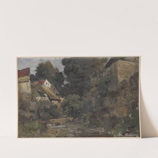 Buildings on the Jedlica in Bukowiec (1850-1881) by Adolf Dressler