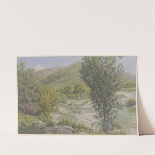 Buis-les-Baronnies, confluent de l’Ouzève et du Menon (1943) by Henri Rivière