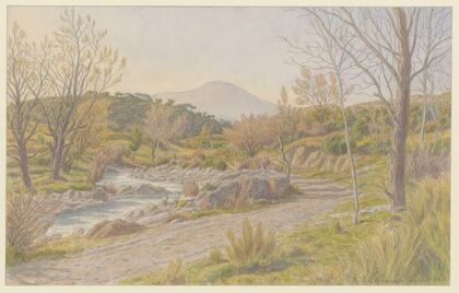 Buis-les-Baronnies, Le Menon, après-midi d’hiver (1944)