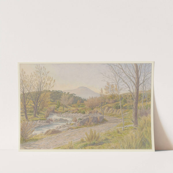 Buis-les-Baronnies, Le Menon, après-midi d’hiver (1944) by Henri Rivière