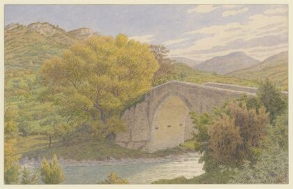 Buis-les-Baronnies, le vieux pont (1940)