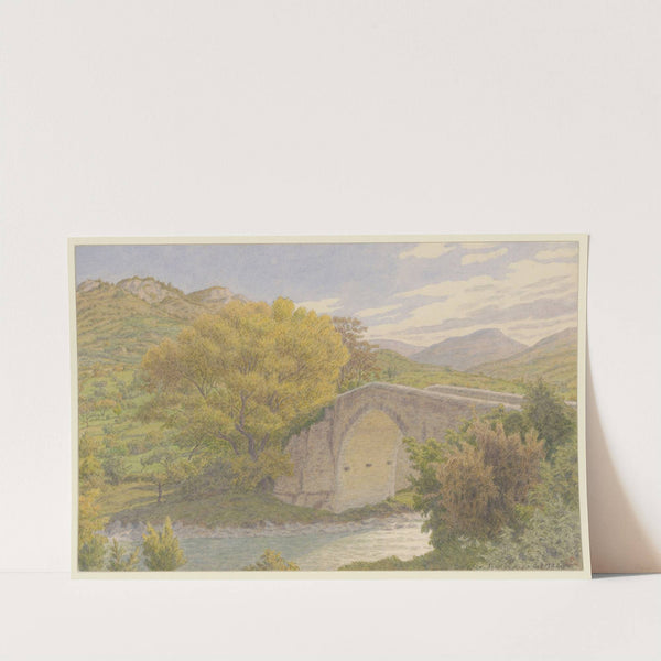Buis-les-Baronnies, le vieux pont (1940) by Henri Rivière