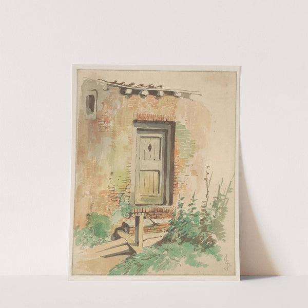 Buitendeur aan een boerenwoning by Jan Striening