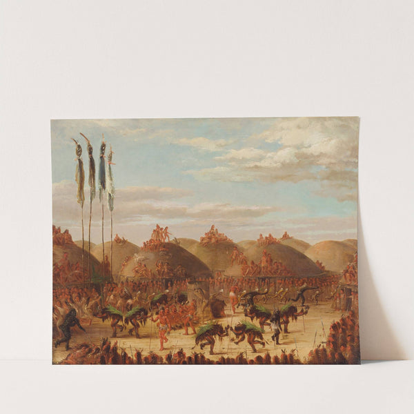 Bull Dance, Mandan O-Kee-Pa Ceremony by George Catlin