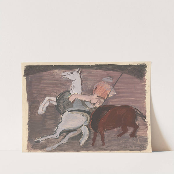 Bull Fight by Cyprián Majerník