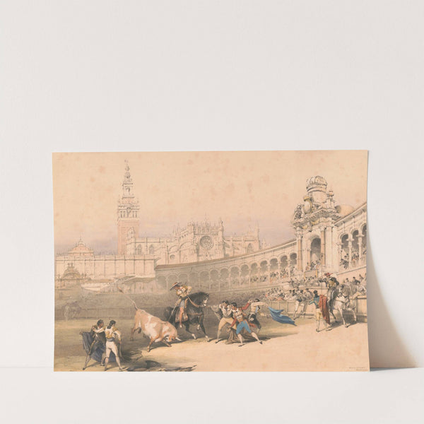 Bull fight, Seville (1860-1870) by William Henry Lake Price