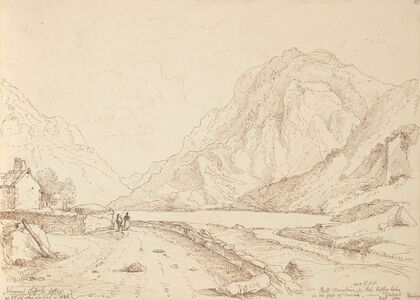 Bull Mountain and Ash Valley Lake in the Gap of Dunloh, September 1841