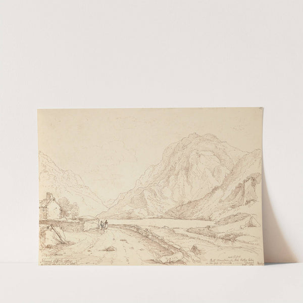 Bull Mountain and Ash Valley Lake in the Gap of Dunloh, September 1841 by Thomas Hastings