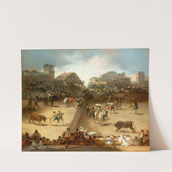 Bullfight in a Divided Ring by Francisco de Goya