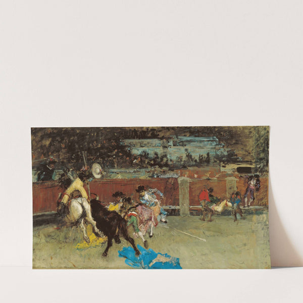 Bullfight. Wounded Picador (c. 1867) by Mariano Fortuny Marsal