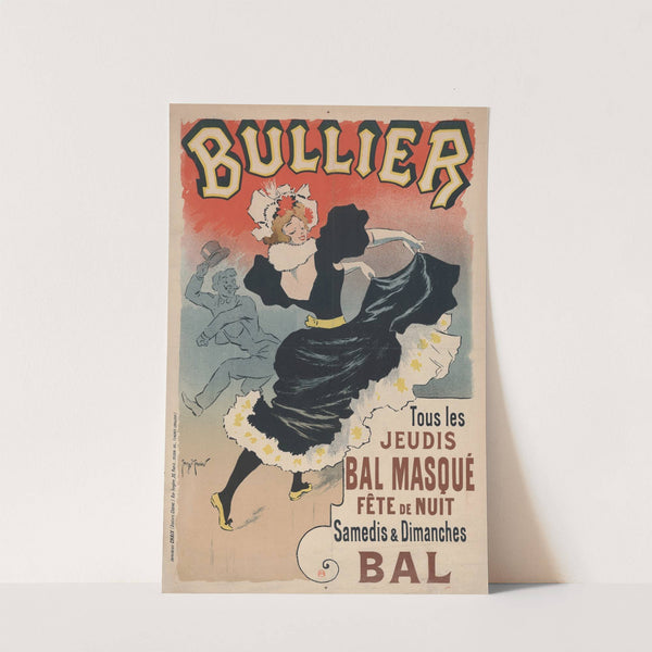 Bullier. Tous les jeudis Bal masqué, fête de nuit. Samedis et dimanches Bal (1896) by Georges Meunier