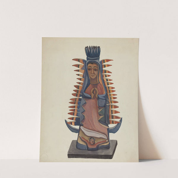 Bulto of the Virgin of Guadalupe by E. Boyd