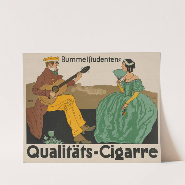 Bummelstudenten Qualitäts-Cigarre (1911) by Julius Klinger