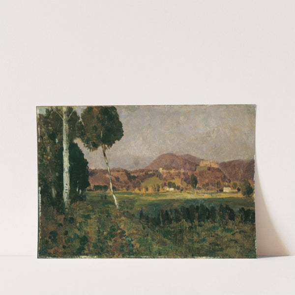 Burg Hohensalzburg mit Gaisberg by Adolf Ditscheiner