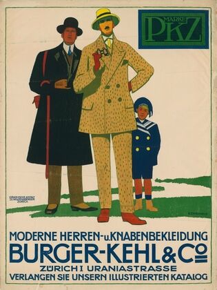 Burger-Kehl & Co. Moderne Herren- und Knabenbekleidung (1912)