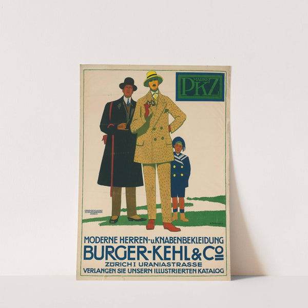 Burger-Kehl & Co. Moderne Herren- und Knabenbekleidung (1912) by Emil Cardinaux