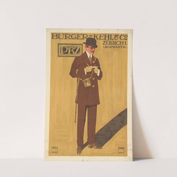 Burger-Kehl & Co. Zürich. Marke PKZ (1911) by Ludwig Hohlwein