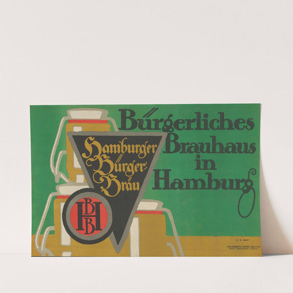 Bürgerliches Brauhaus in Hamburg (1909) by Hans Rudi Erdt