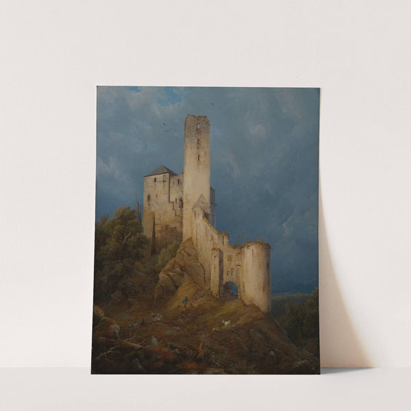 Burgruine by Carl Julius von Leypold