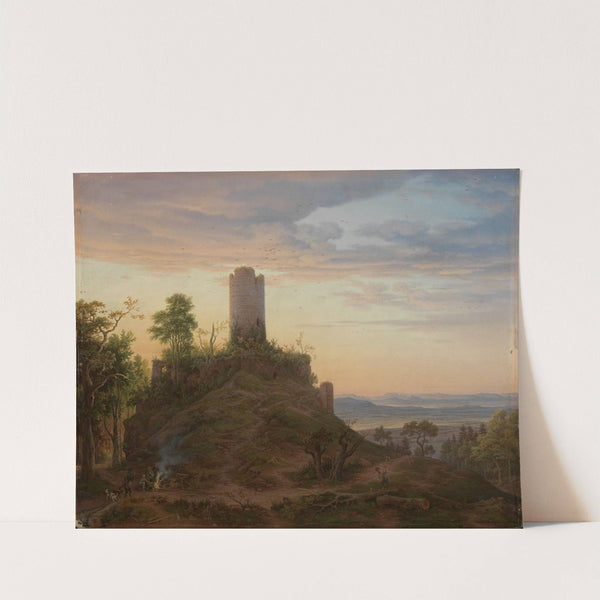 Burgruine Zähringen bei Freiburg by Friedrich Helmsdorf