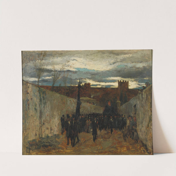 Burial of Fortuny by Ramón Tusquets