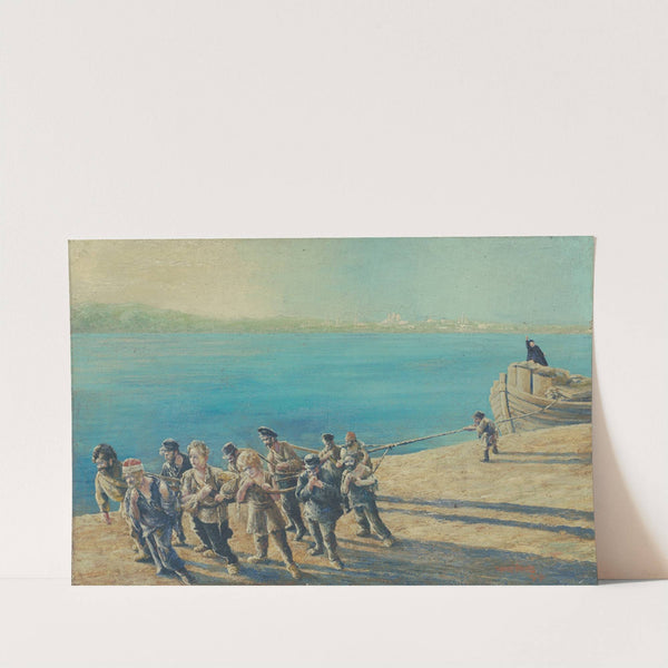 Burlaks On The Volga by Tomáš Andraškovič