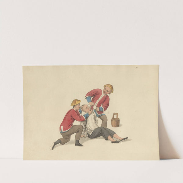 Burning a man's eyes with lime by George Henry Mason