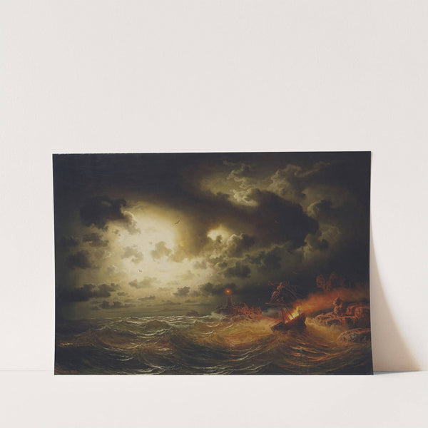 Burning Steamer by Marcus Larson