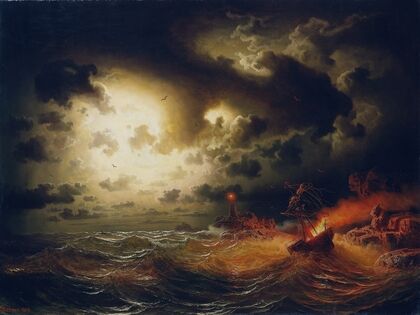 Burning Steamer