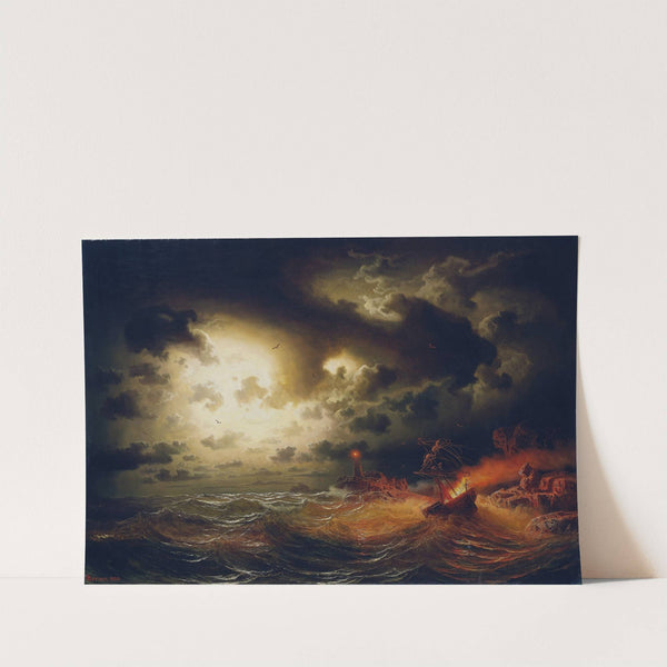 Burning Steamer by Marcus Larson