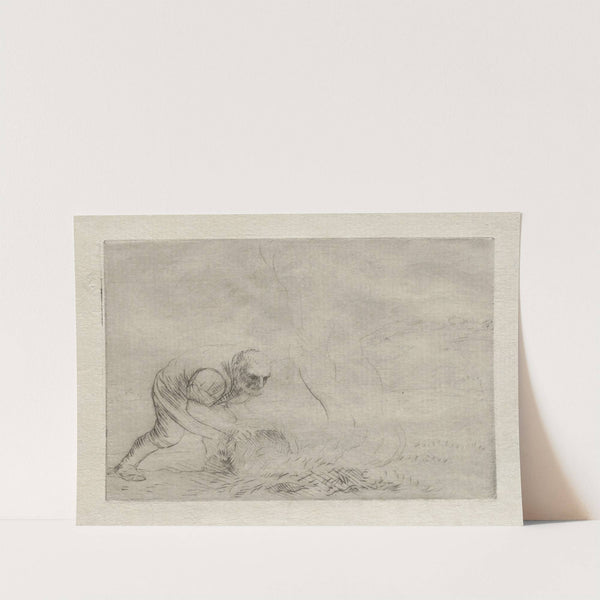 Burning the Grass (c. 1857–1911) by Alphonse Legros