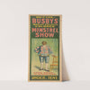 Busby’s Minstrel Show (19th century) by Ackermann-Quigley Litho. Co
