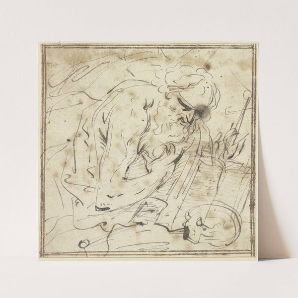 Büßender Heiliger Hieronymus by Domenichino