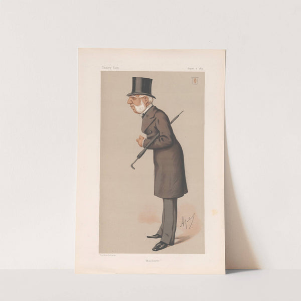 Businessmen and Empire Builders. ‘Manchester’. Sir Thomas Bazley. 21 April 1875 (1875) by Carlo Pellegrini