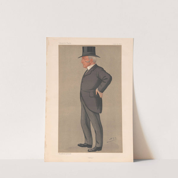 Businessmen and Empire Builders. ‘Metal’. Mr. Philip Albert Muntz, M.P. – 23 July 1892 (1892) by Leslie Matthew Ward