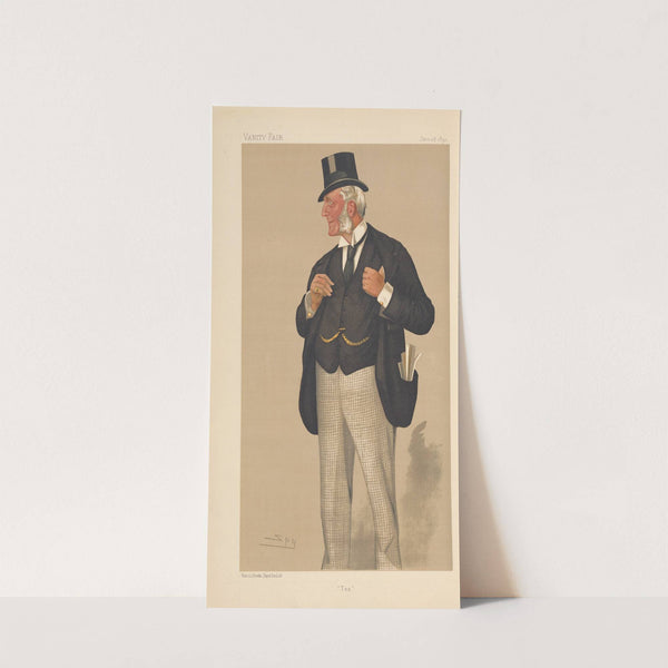 Businessmen and Empire Builders. ‘Tea’. Mr. Albert Deacon. 28 June 1890 (1890) by Leslie Matthew Ward