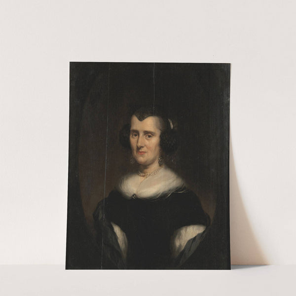 Bust-Length Portrait of a Middle-Aged Woman (1670s) by Nicolaes Pietersz. Berchem