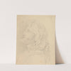 Bust of a Bearded Man Looking Up by John Flaxman